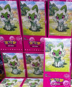 Vente en gros de cartes chinoises Poke-mon Tcg PTCG Pikachu 151 cartes boîte-cadeau Gem Pack salle de diffusion en direct Amine jeu de société cadeau pour enfant - Product Image 5