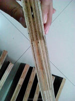 Kayu Lapis Film Faced Berkualitas Tinggi Grosir, Black Finger Joint WBP Poplar Birch 12mm 18mm 4*8 Konstruksi Veneer Hitam Coklat E0