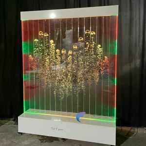 Meubles de salon, éclairage LED, aquarium en acrylique, panneau d'eau à bulles, séparateur de pièce, écran - Product Image 3