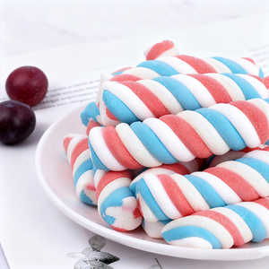 Vente en gros 5g rose tendre <span class=keywords><strong>guimauve</strong></span> halal fruitée en vrac personnalisée ingrédients acides emballés pour le café - Product Image 6