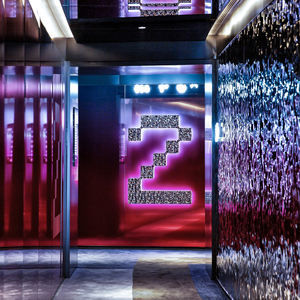 Panneaux muraux en couleur mentale à effet d'ondulation d'eau, décoration intérieure, panneau mural en WPC pour les zones commerciales - Product Image 3