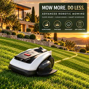 Tondeuse robot autotractée sans fil ECOVACS GOAT O1200 avec navigation LiDAR, cartographie automatique et évitement d'obstacles par IA - Product Image 1