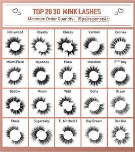 Cils faux en vison 3D épais de marque SY Shuying, 15-20 mm, noir naturel, faits à la main, haute qualité, 25-30 fois plus de fourrure sibérienne - Product Image 5