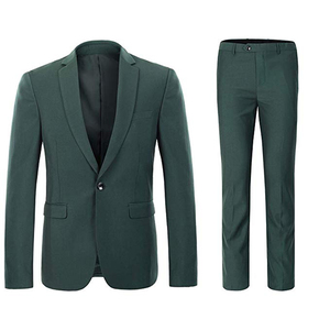 2019 Meilleur Populaire Élégant Vert Armée hommes Costumes Garçons D'honneur 2 pièces Costumes pour Hommes - Product Image 1