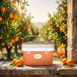 SB TECH IB-11L Portable Camping <b>Cooler</b> <b>Box</b>-Multifunctional Outdoor Thermoelectric Cooling Waterproof Insulated PP Reusable Food - Product Image 1
