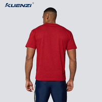 Camisetas Kuenzi RTS de Alta Calidad con Logotipo Personalizado, Corte Regular, 100% Algodón, 210 g/m², Suaves y Transpirables, Tallas Grandes, Cuello Redondo para Hombre