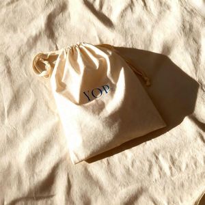 Bolsa Promocional Ecológica de Algodón Orgánico a Prueba de Polvo con Cordón Individual, Color Natural, Certificación GOTS, para Pegatinas y Regalos - Product Image 2