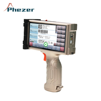 Impresora de Inyección de Tinta Portátil Mini, Pantalla LCD Completa, Multilingüe, TIJ, Impresión de Fecha de Caducidad, Codificación de Imágenes