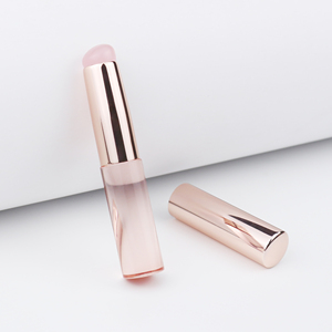 Pinceau à lèvres en <span class=keywords><strong>silicone</strong></span> avec capuchon en aluminium, petit pinceau portable pour estomper le gloss, mini pinceau de maquillage pour débutants - Product Image 4