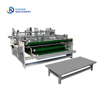 Type semi automatique de pression boîte de carton pliant collant la machine avec de doubles têtes de collage