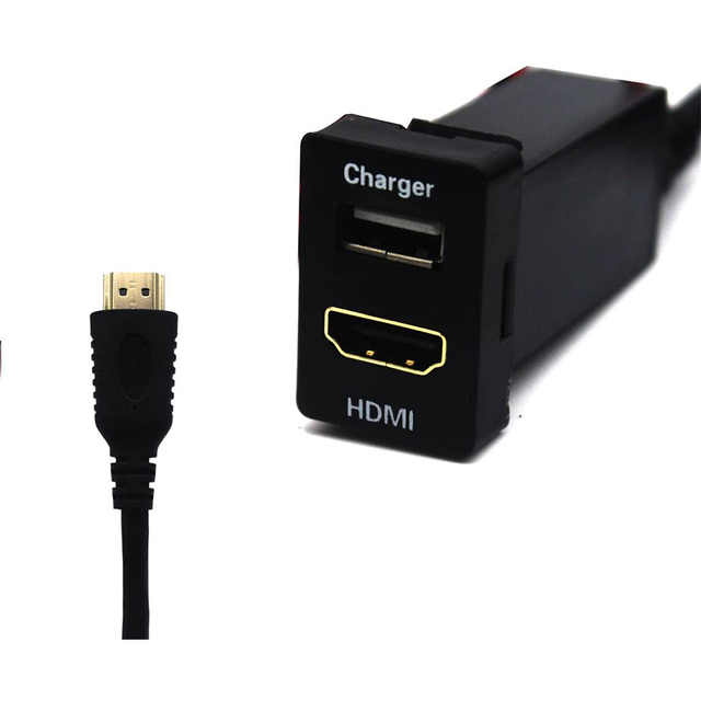 USB Car Charger with Socket Electric Auto Electronics for Toyota 12-24V Voltage