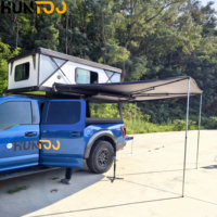 Huntoo 4x4 Aluminium Gris Noir Blanc Tundra Truck Camper Tente de camping escamotable à coque rigide pour Hiatus