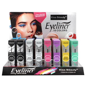 Kiss Beauty - Delineador Líquido Mate de 4 ml y 10 Colores, Resistente al Agua y de Larga Duración, Producto de Maquillaje Cosmético al por Mayor, Marca Privada - Product Image 1