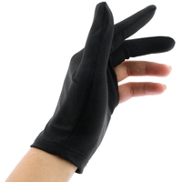 Guanto da biliardo a 3 dita per uomo donna guanti da biliardo guanti da biliardo intercambiabili per mano destra o sinistra accessorio per tavolo da biliardo