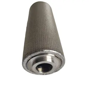 Elementos de filtro de metal sinterizado de malla de alambre de acero inoxidable 316L personalizables para mallas de filtro