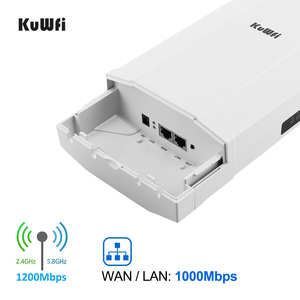 Bộ Lặp <span class=keywords><strong>Wifi</strong></span> Cpe Ngoài Trời 5Km Cầu Nối Không Dây OEM Nhà Máy Điểm Truy Cập <span class=keywords><strong>Wifi</strong></span> <span class=keywords><strong>4G</strong></span> Lte Băng Tần Kép 1200Mbps - Product Image 4
