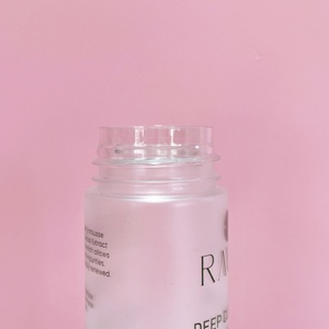 Bouteille de nettoyant moussant pour le visage en verre givré personnalisable avec étiquette privée, 100 ml, 120 ml, 150 ml, 200 ml, pour le lavage des mains - Product Image 3