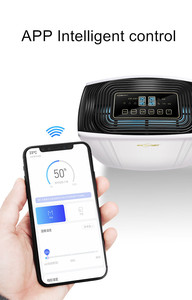 Déshumidificateur d'air portable intelligent Wi-Fi pour sous-sol et maison, avec réservoir d'eau amovible - Product Image 3