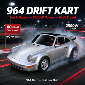 Kart Eléctrico de Derrape 964 Design, 72V, 80km/h, Carrocería Ancha, Estilo Retro, para Adultos, Autonomía de 100km, Precio de Fábrica - Product Image 6