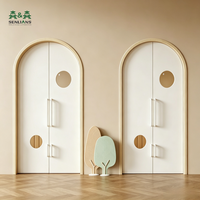 Porte de chambre d'enfant en forme de dessin animé personnalisée SLS, porte de crèche en bois écologique avec couleur sur mesure pour l'école et la maison