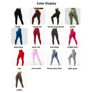 Mallas sin costuras de Jacquard para mujer, <span class=keywords><strong>pantalones</strong></span> de Yoga elásticos de cintura alta para gimnasio y Fitness, mallas ajustadas a prueba de sudor, venta al por mayor - Product Image 2