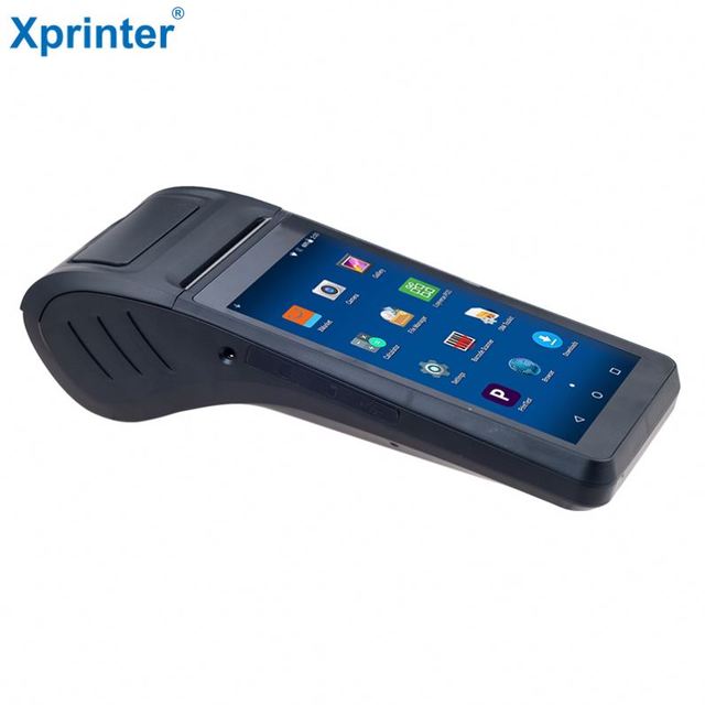 Android 7.0 Pda Thermal Receipt Printer Handheld Pos Terminal Capacitive Screen Online Support Video Technical Support