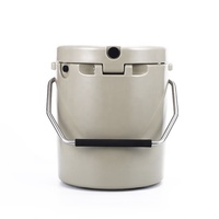 Glacière souple moderne 8L en PE, rotomoulée, avec intérieur thermique isolé en acier inoxydable, étanche, pour vin, fruits, jardin, chasse, logo personnalisé