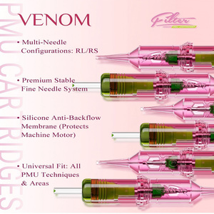 Filter Venom RL&amp;RS SMP <strong>Needle</strong> 20pcs Permanent Makeup <strong>Manufacture</strong> Hair Scalp Micropigmentation <strong>Tattoo</strong> Pmu Cartridge <strong>Needle</strong> - Product Image 2
