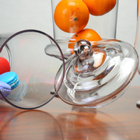 Aeofa – boîte de rangement européenne transparente pour bonbons, accessoires d'affichage créatif, pot en verre pour dessert aux bonbons