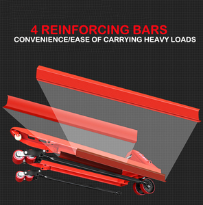 Transpaleta Hidráulica Manual de Servicio Pesado de 2 Toneladas y 150 mm de Perfil Bajo para Centros Logísticos y Plantas de Procesamiento de Alimentos - Product Image 5