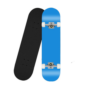 Planche à roulettes de couleur unie 4 roues double bascule adolescent concave planche à roulettes adulte planche à roulettes érable couleur primaire simple planche à roulettes - Product Image 5