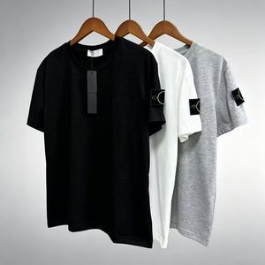 Camiseta de manga corta de lujo para hombre, 100% algodón transpirable, estilo casual clásico de verano, ideal para mayoristas. - Product Image 1
