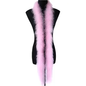 Wholesale Dyed Color Pink Red Marabou Feather Boa Scarf