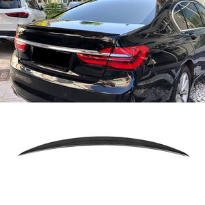 Aileron de toit en fibre de carbone infusée sous vide, style P - Fixation par boulons pour <span class=keywords><strong>BMW</strong></span> Série 7 G11 G12 740Li M760Li 745e, protection par revêtement transparent - Product Image 1