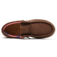 Chaussures habillées décontractées pour hommes Zapatos De Lona A La Moda pour pieds larges