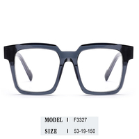 Monture de lunettes optiques en acétate de haute qualité YIYI pour femmes, tendance, surdimensionnée, carrée, léopard, grande monture