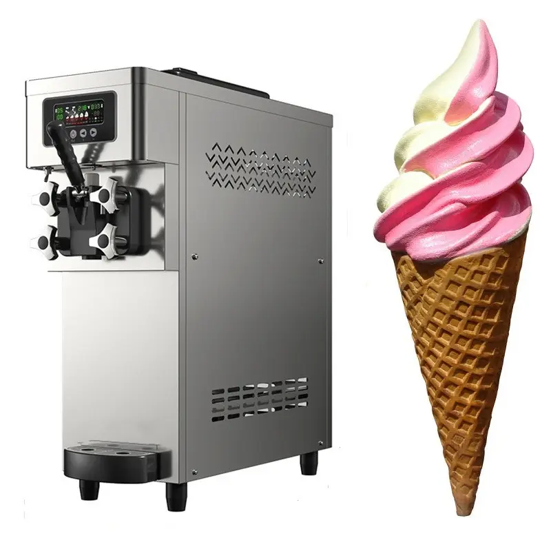 アイスクリーム製造機カウンタートップソフトクリーム製造機アイスクリーム製造機
