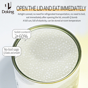 Semillas <span class=keywords><strong>de</strong></span> Sago en Lata, 950g, Sago Instantáneo Listo para Comer, Materia Prima para Té con Leche, Pan, Postre, Pudín, Bebida - Product Image 5