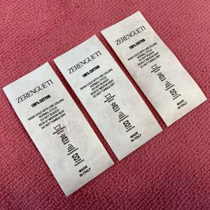 Costura Lavável Na Etiqueta De Papel Do <span class=keywords><strong>Tyvek</strong></span> Do Lado Do Vestuário, etiqueta De Cuidado Do Tecido <span class=keywords><strong>Tyvek</strong></span> Da Impressão Da Tela De Seda - Product Image 6