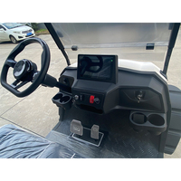 Véhicule électrique tout-terrain 6 places pour parcours de golf, chasse et patrouille en zones protégées, pneus tout-terrain, autonomie 70-90 km, spacieux et sûr