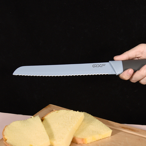 5 piezas-revestimiento de color profesional de acero inoxidable cuchillo de cocina conjunto con protegido de vaina de cuchillo - Product Image 5