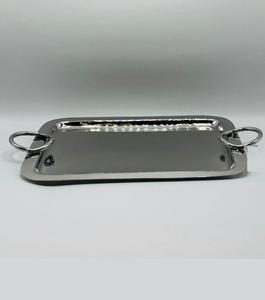 <b>Mirror</b> Polished Stainless Steel Serving Tray For Elegant Presentation In Hotels And Events - Product Image 3