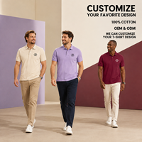 Polo en coton uni respirant de haute qualité pour hommes, avec poignets côtelés, idéal pour le quotidien et les affaires – Vente en gros usine