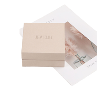 Boîte à bijoux de luxe de petite taille, fabriquée en usine, personnalisée, pour bagues, bracelets, colliers, sacs à bijoux, emballage, boîte cadeau en papier recyclé