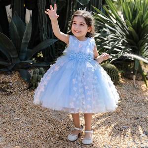 Nouvelle Robe de Princesse en Tulle pour Filles, Modèle Tutu, pour Mariage, Défilé, Recital de Piano, Spectacle Scénique, Robe de Soirée Élégante, Costume - Product Image 2