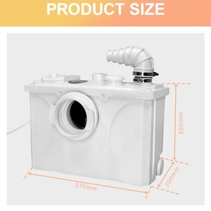 WC japonais <span class=keywords><strong>de</strong></span> <span class=keywords><strong>luxe</strong></span> moderne FLO700 avec pompe <span class=keywords><strong>de</strong></span> macération à double chasse 3L / 6L - Product Image 3