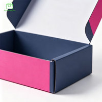 Boîtes rigides en papier enduit écologiques, portables, imperméables, avec logo personnalisé imprimé, doublure en éponge, poignée et gaufrage pour l'électronique