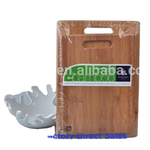 Eco-friendly bamboo kitchen cheese cutting board set for sale