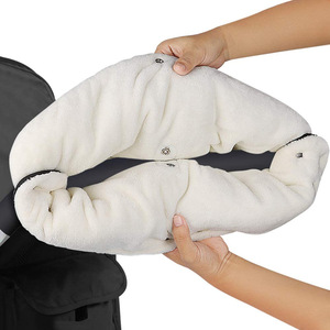 Gants de poussette noirs chauds pour l'hiver, couvre-poignée pour poussette - Product Image 2