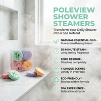 Vapeurs colorées de douche d'huile essentielle environnementale de parfums organiques d'ingrédient naturel